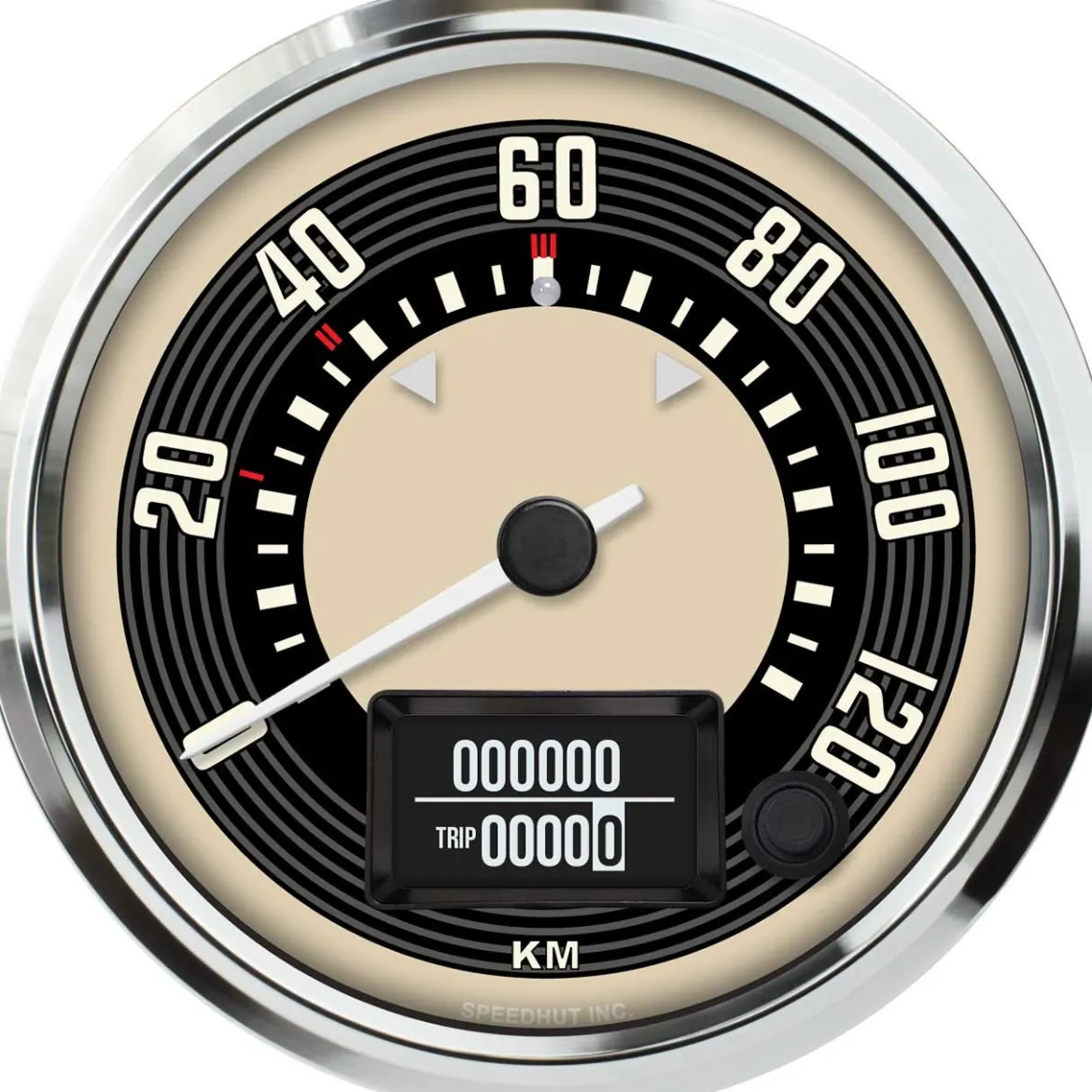 Speedhut 4-1/2" VW 120km/h GPS Speedometer - Not OEM (R45-S33-VW)