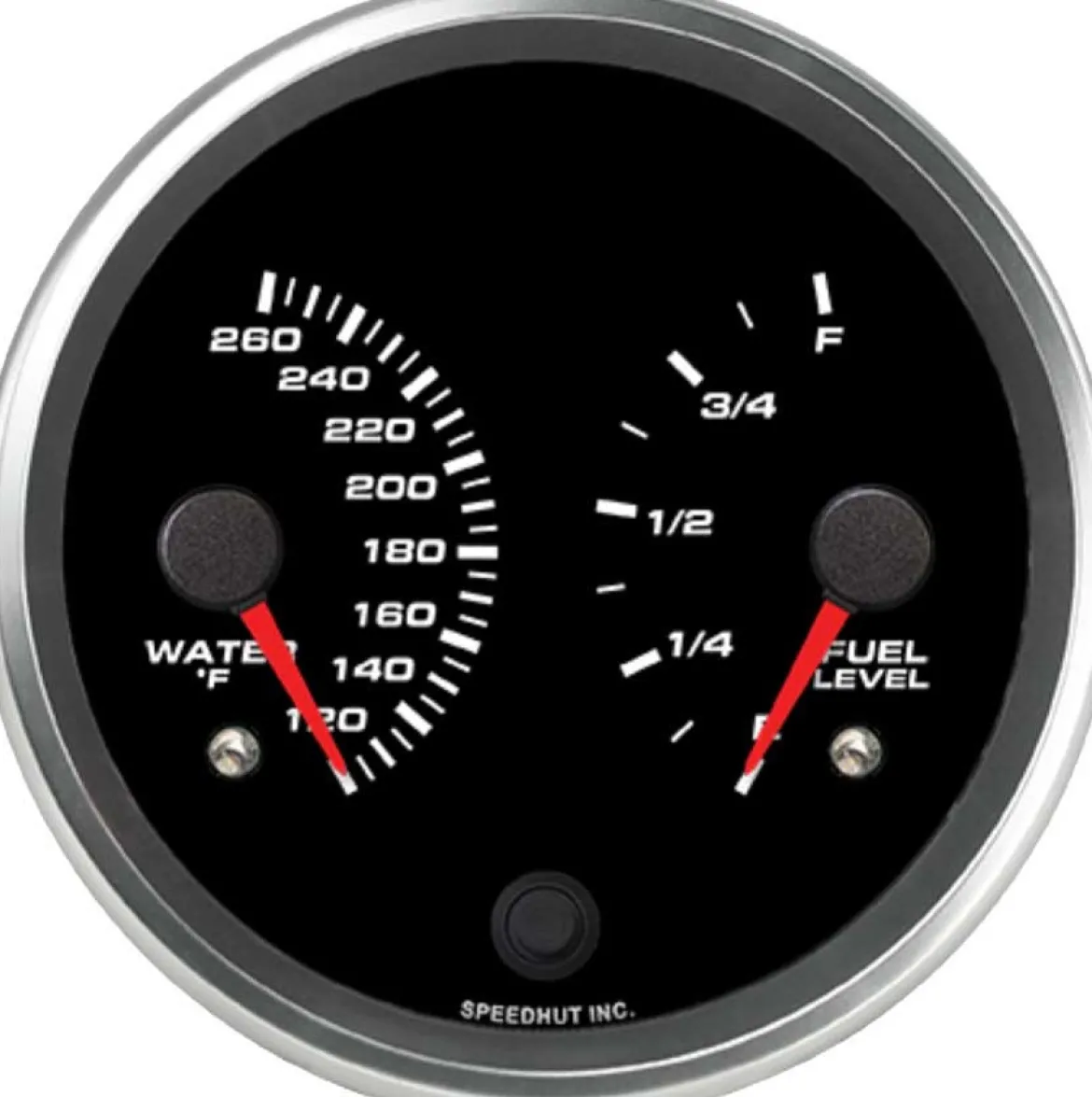 Speedhut 4-1/2" Water Temp / Fuel Level Gauge (R45-DG3-REV)