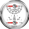 Speedhut 2-5/8" Water Temp / Fuel Level Gauge (top/bot) (L25-DG3-LEG)