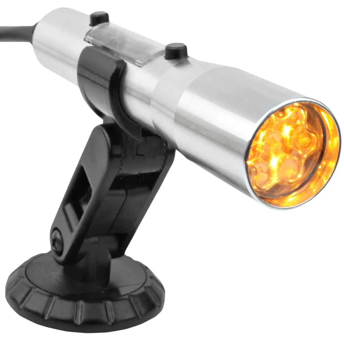Speedhut Yellow LEDs SST Shift Light w/Silver Aluminum Tube (A-157)