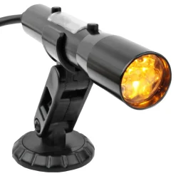 Speedhut Yellow LEDs SST Shift Light w/Black Aluminum Tube (A-156)