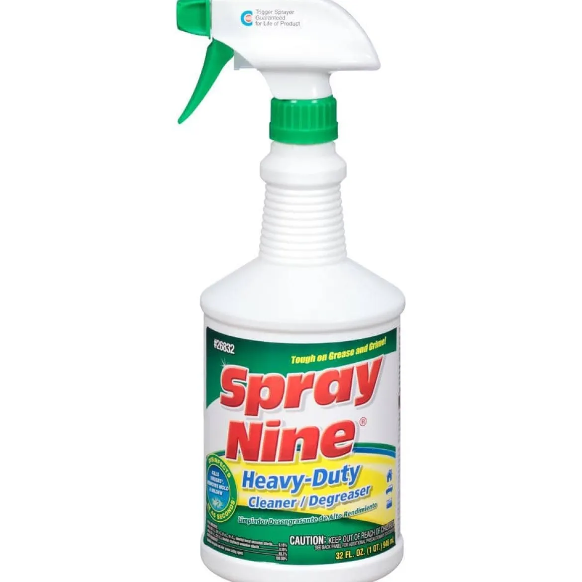 Spray Nine 26832 Heavy Duty Cleaner Degreaser and Disinfectant 32oz. Bottle