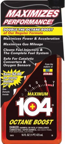 Sta-Bil 16 Oz Super 104+ Octane Boost (10410)