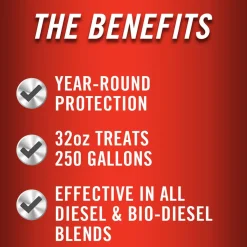 Sta-Bil Diesel All-Season - Anti-Gel Lubrication - Cetane Boost, 32 Oz. (15214)