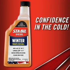 Sta-Bil Diesel Winter Ant-Gel Lubrication - Prevents Fuel Gelling 32 Oz. (15215)