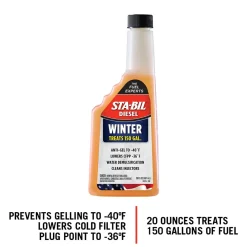 Sta-Bil Diesel Winter Anti-Gel, 20 Fl. Oz.,Orange (15225)