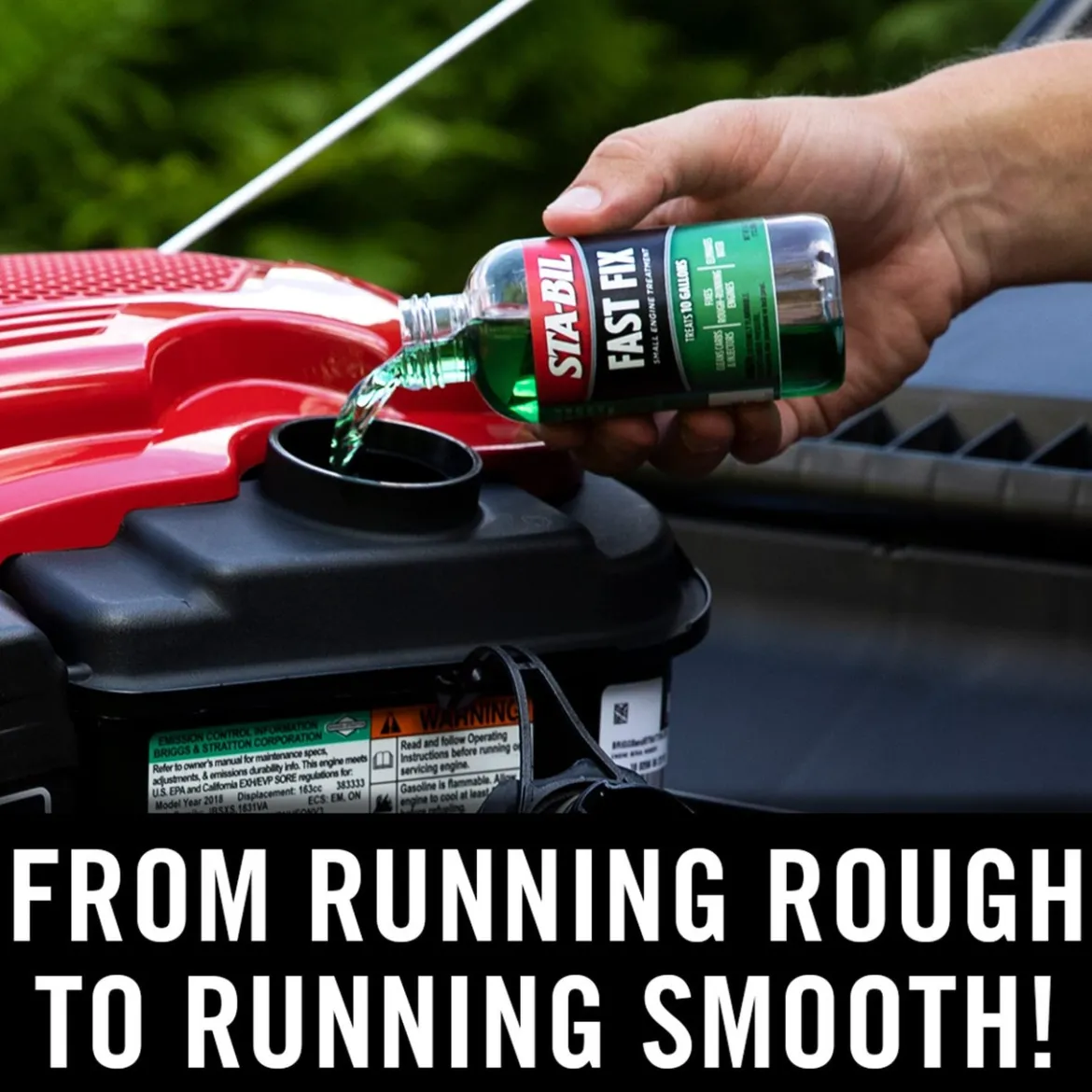 Sta-Bil Fast Fix Small Engine Treatment - Cleans Carbs, 4 Fl. Oz. (22303)