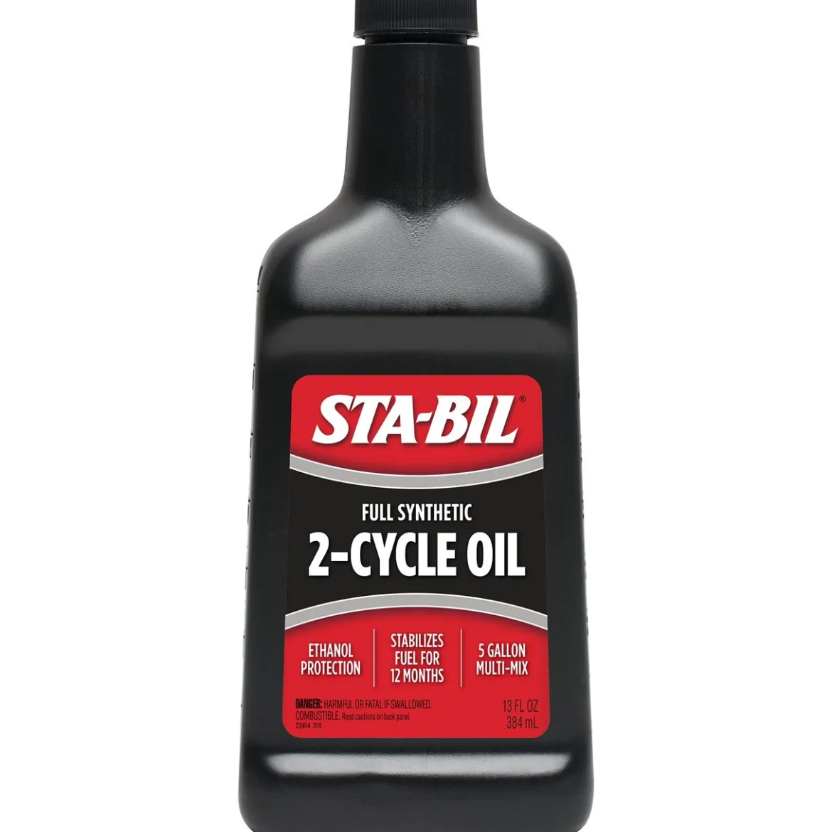 Sta-Bil Full Synthetic 2-Cycle Oil - With Fuel Stabilizer, 13 Fl. Oz. (22404)