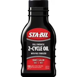 Sta-Bil Full Synthetic 2-Cycle Oil - With Fuel Stabilizer, 2.6 Fl. Oz. (22403)