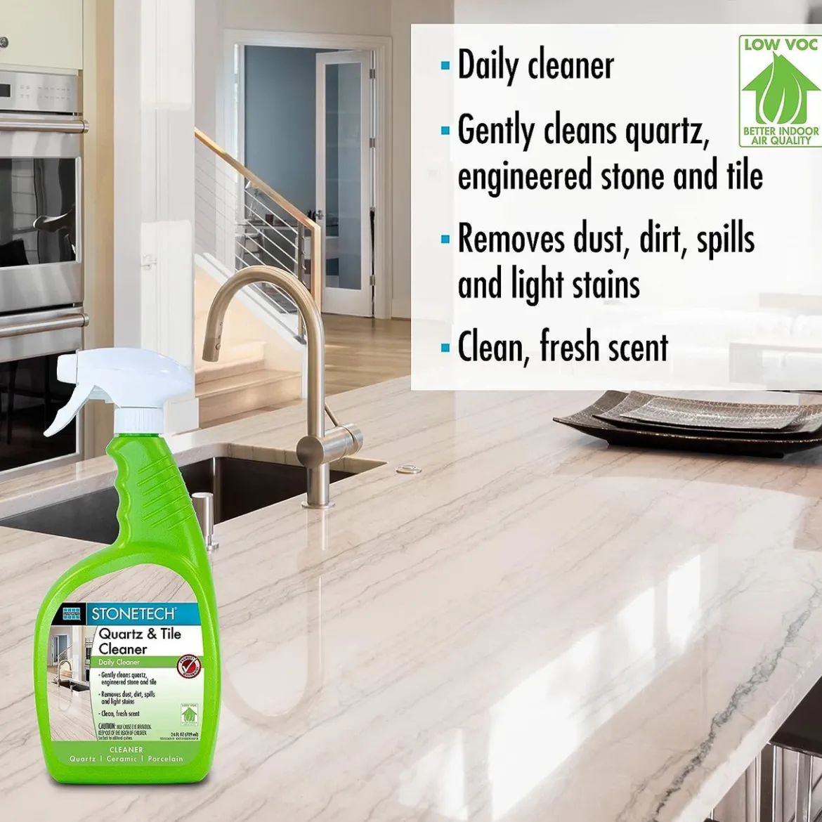 Stonetech Quartz & Tile Cleaner, 24-Ounce (709Ml) Spray Bottle (ST315-0624-10)