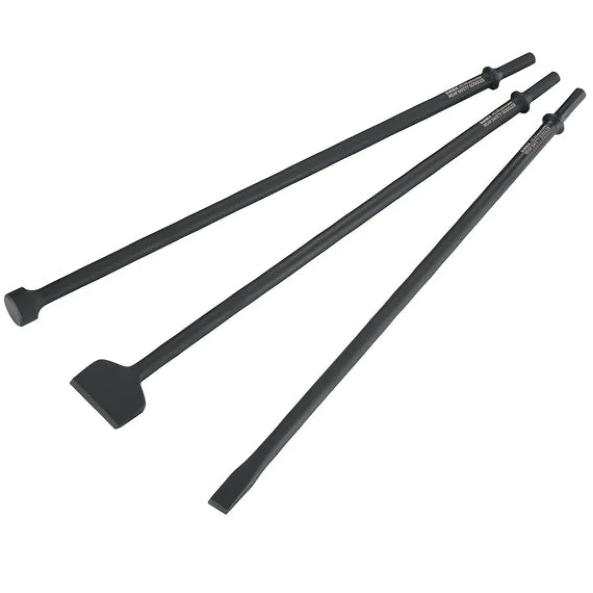 Sunex Tools 3-Piece 18" Long Reach Air Hammer Chisel in Tool Roll (ACS3)