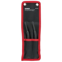 Sunex Tools 2-Piece Air Hammer Chisel Hinge Pin Driver in Tool Roll (ACS2)