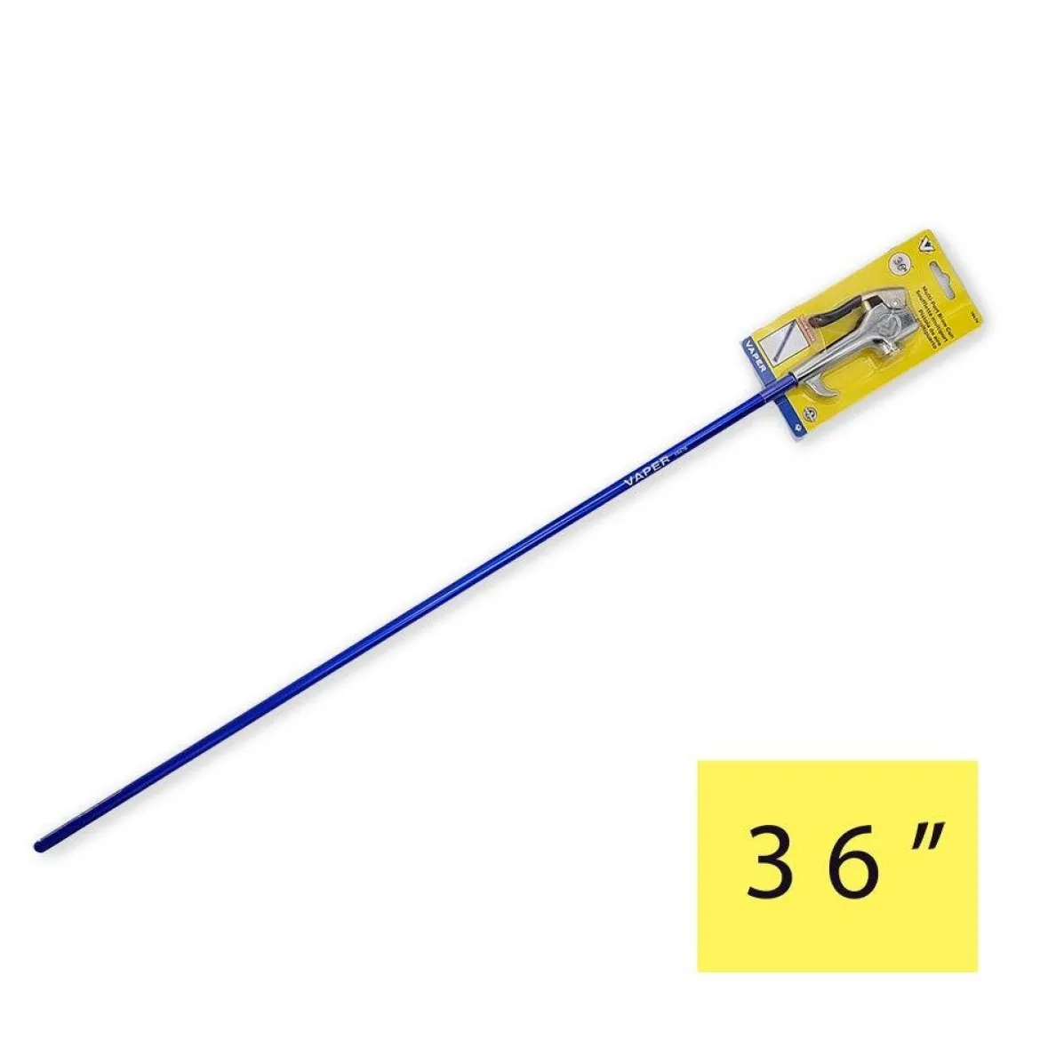 Titan Tools Vapor Multi Port Filter & Radiator Cleaner 90 Degree Blow Gun 36", Blue (19474)