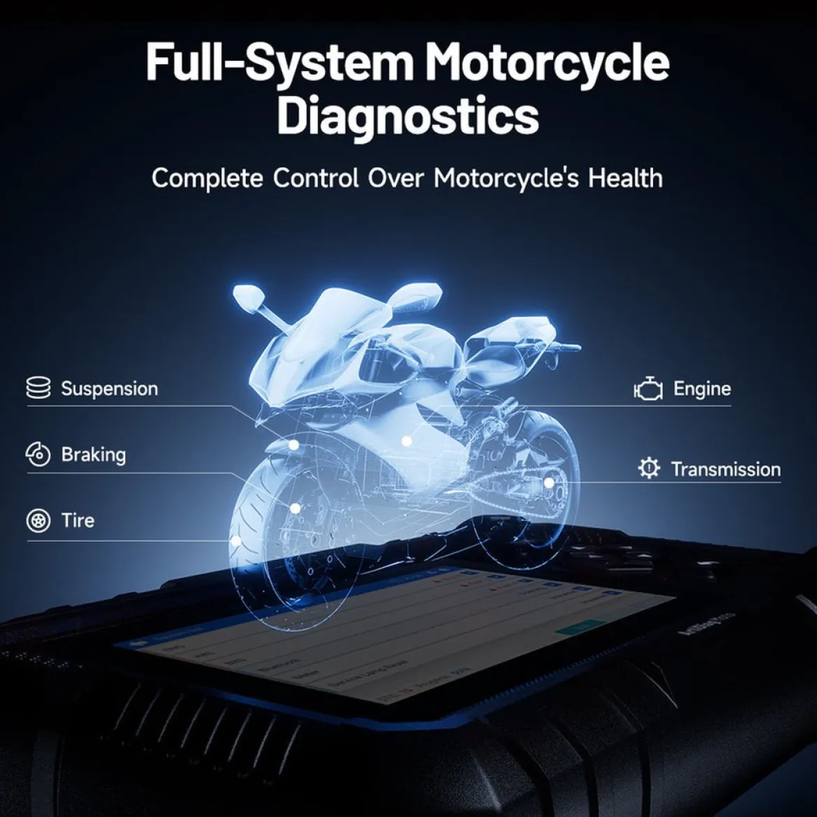 Topdon ArtDiag Moto 5 Inch Motorcycle Diagnostic Tool (ADMOTO)
