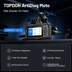 Topdon ArtDiag Moto 5 Inch Motorcycle Diagnostic Tool (ADMOTO)
