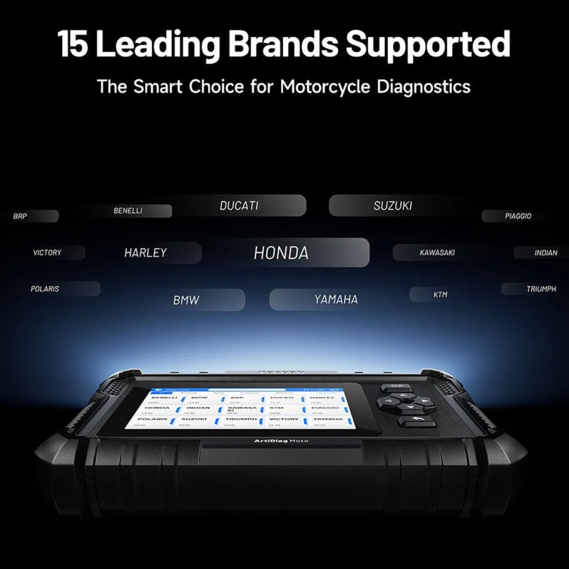 Topdon ArtDiag Moto 5 Inch Motorcycle Diagnostic Tool (ADMOTO)