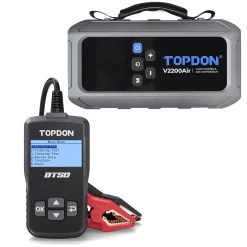TOPDON 2-in-1 2200 Peak Amp Jump Starter & Tire Inflator (V2200Air) + Free Tool