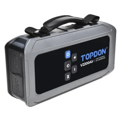 TOPDON 2-in-1 2200 Peak Amp Jump Starter & Tire Inflator (V2200Air) + Free Tool