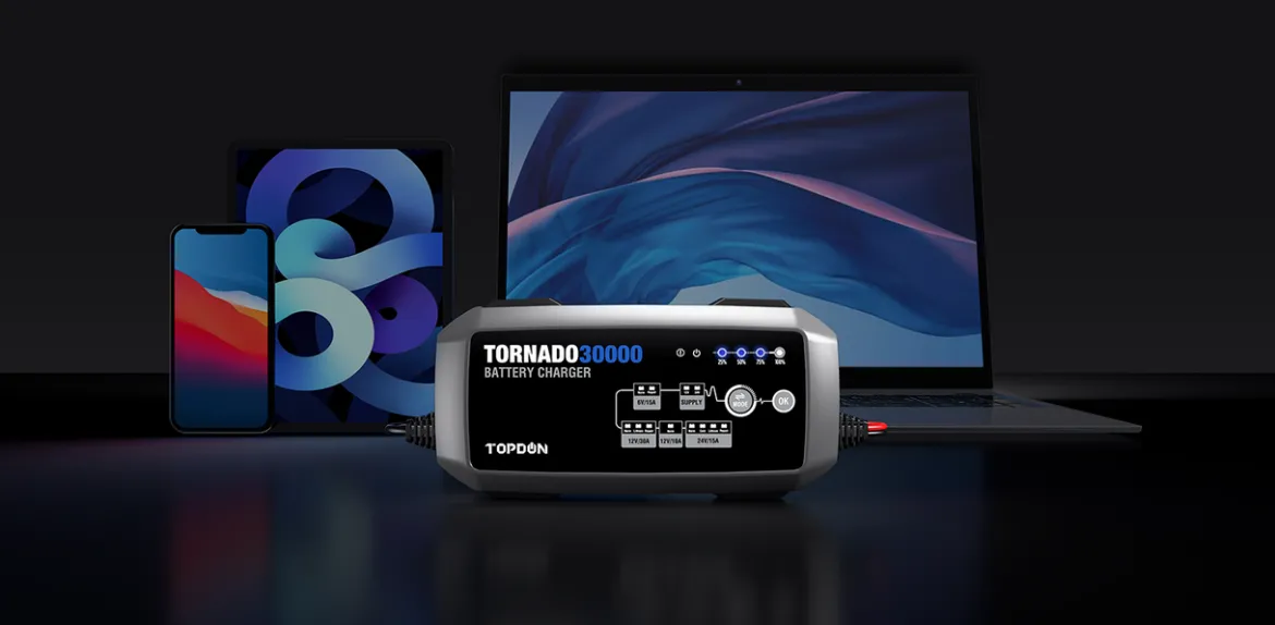 TOPDON Tornado 30000 Multi-Voltage Battery Charger (TD52130067)