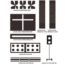 TOPDON USA ADAS Rear Camera AVM Calibration Kit (AVMEU)