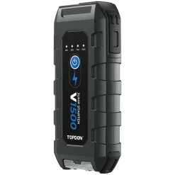 TopDon V1500 Portable Jump Starter & Booster, Power Bank & Flashlight, 1500 Peak Amps (TD52130184)