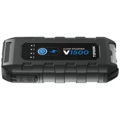 TopDon V1500 Portable Jump Starter & Booster, Power Bank & Flashlight, 1500 Peak Amps (TD52130184)