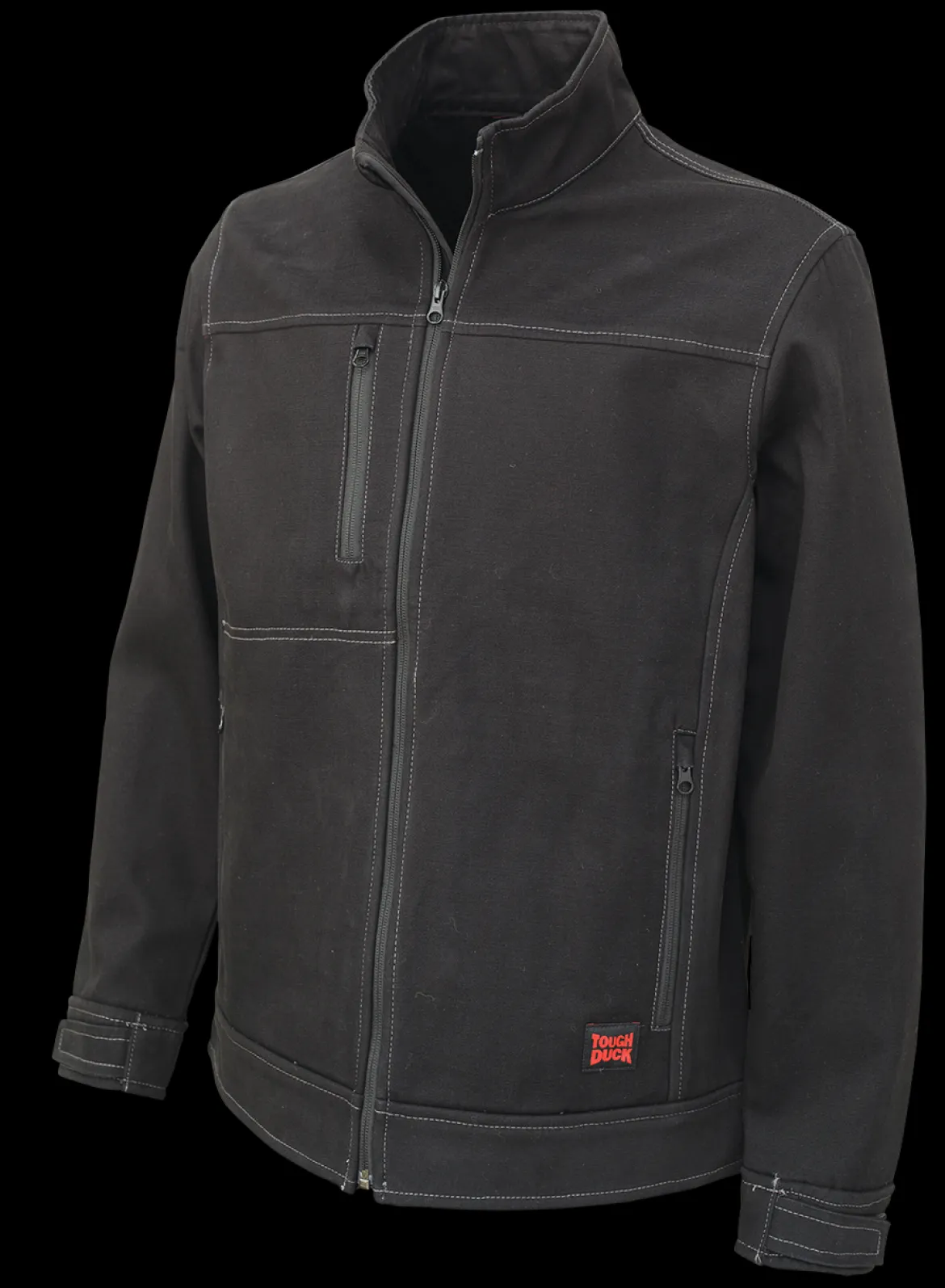 Tough Duck Men's Bonded Duck Soft Shell Jacket with Adjustable Cuffs (WJ091)