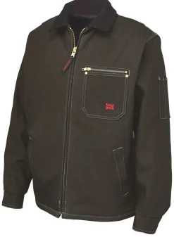 Tough Duck Men's Classic Duck Chore Jacket with Heavy Duty Brass Zipper