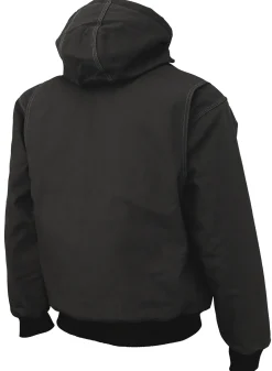 Tough Duck Men's Classic Hooded Duck Bomber Jacket with Durable Finish