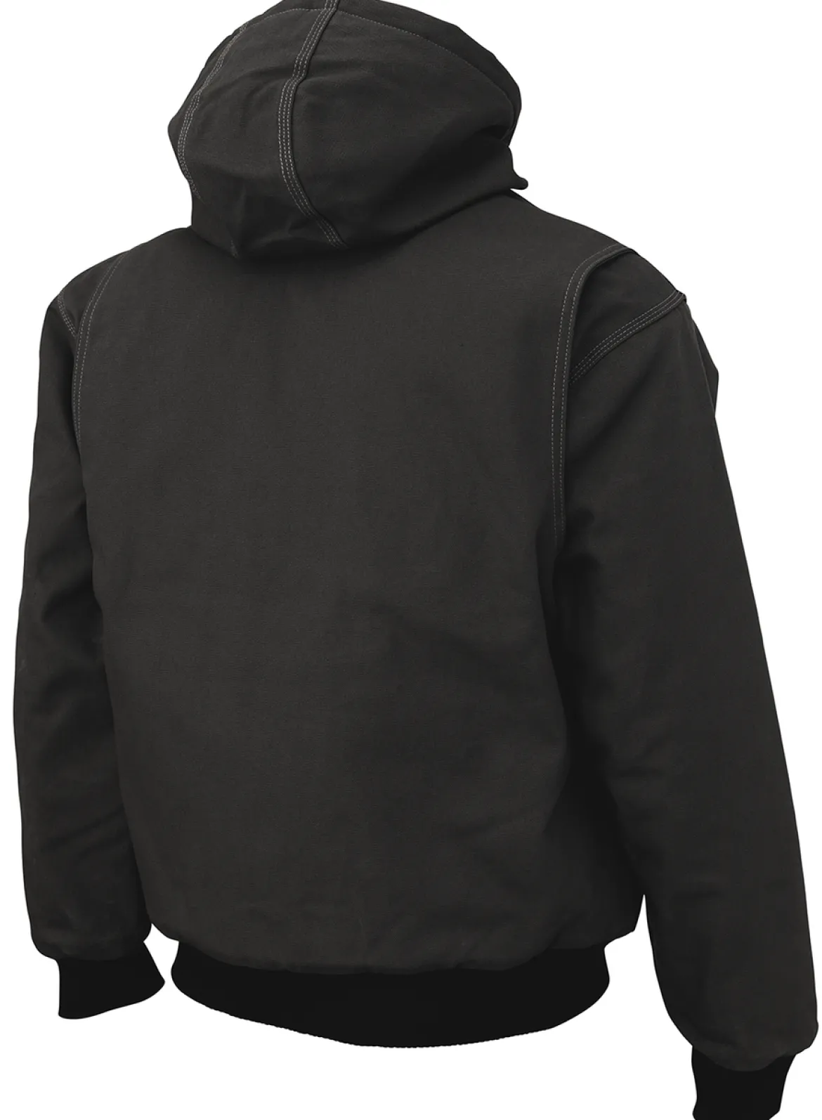 Tough Duck Men's Classic Hooded Duck Bomber Jacket with Durable Finish