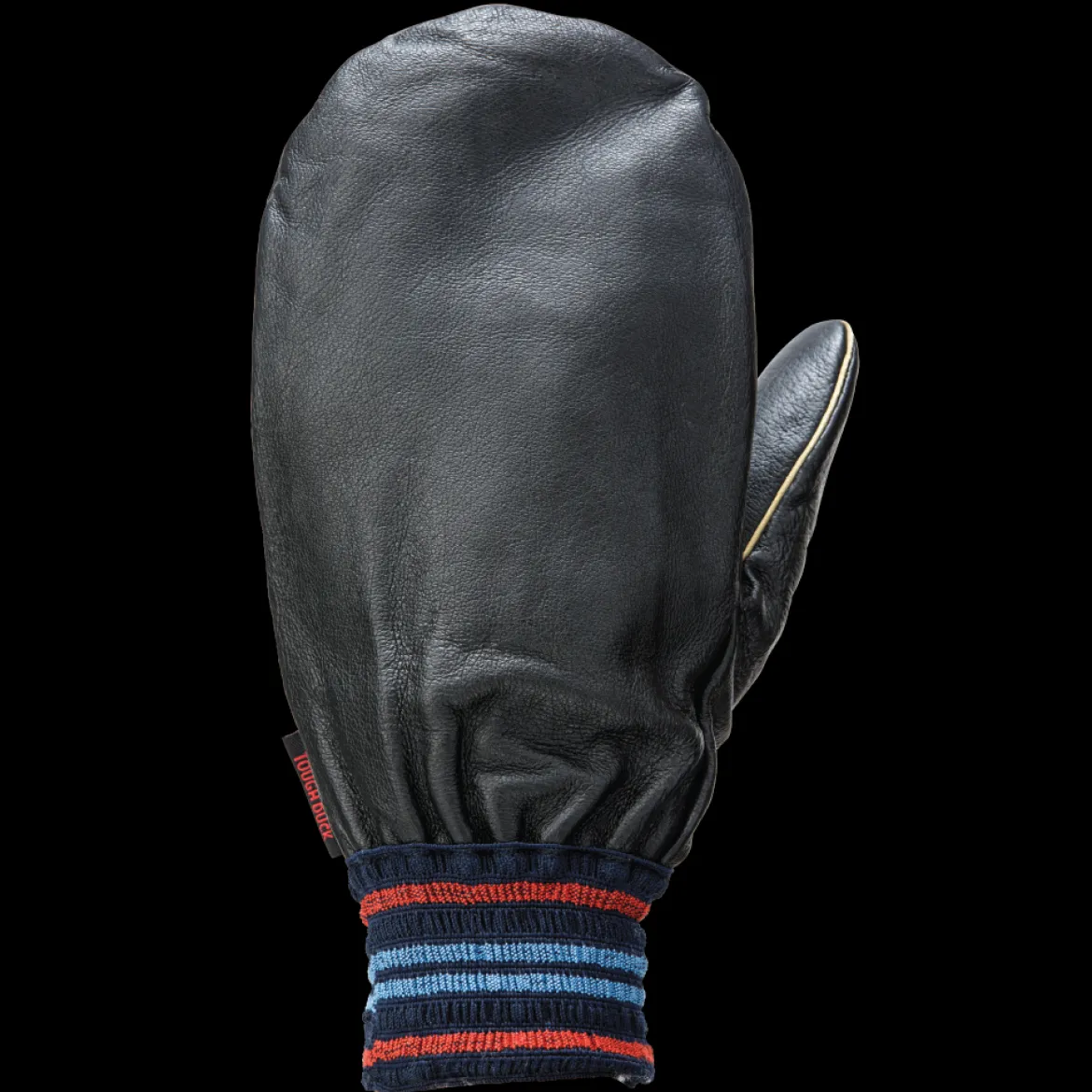 Tough Duck Men's Comfort Pile Lined Leather Mitts with Elastic Cuff (G37413)