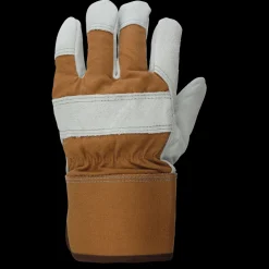 Tough Duck Men's Cow Split Leather Fitters Gloves with Palm Lining (GI5606)