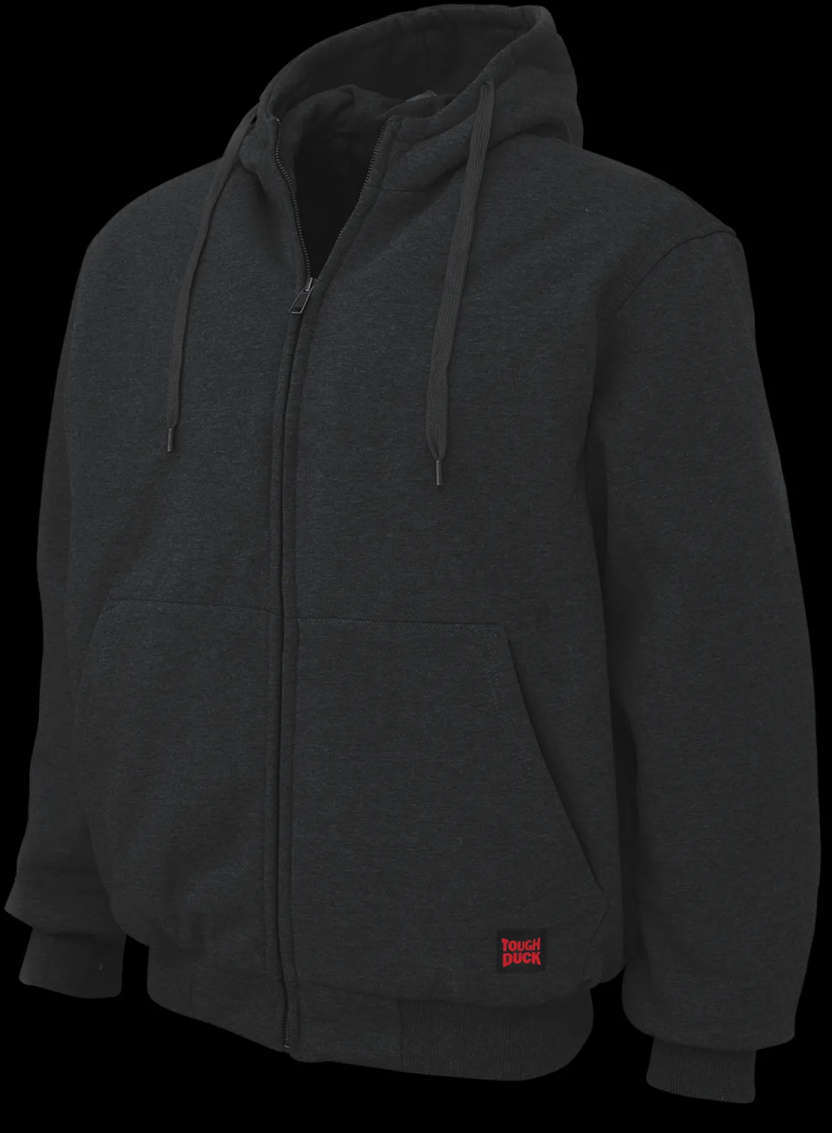 Tough Duck Men's Fleece Insulated Hoodie with Water-Repellent Finish (WJ081)
