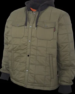 Tough Duck Men's Hooded Freezer Jacket with PrimaLoft® Insulation (WJ381, WJ382)