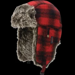 Tough Duck Men's Plaid Aviator Hat with Faux Fur Trim and Insulation (I15616)