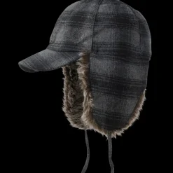 Tough Duck Men's Plaid Fudd Hat with Faux Fur Trim and Ear Flaps (I16416)
