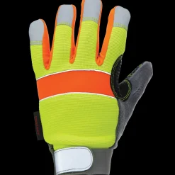 Tough Duck Men's Polyester Hi-Vis Precision Glove (WA331)