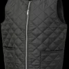 Tough Duck Men's Rib-Knit Collar Freezer Vest (WV071-BLK)