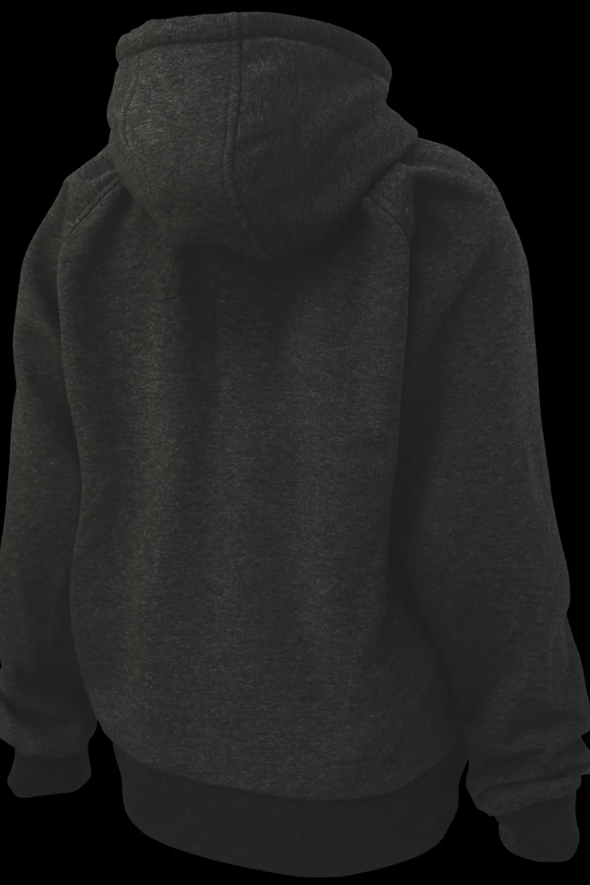 Tough Duck Women’s Stylish Fleece Zip Hoodie with Raglan Sleeves (WJ361)
