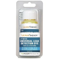 Tracerline LeakFinder 1oz Bottle Universal A/C Dye (LF1001CS)