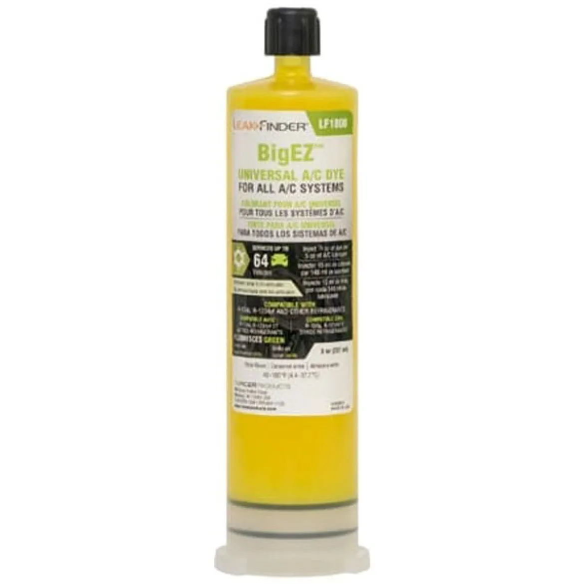 Tracerline 8oz BIGEZ Universal A/C Dye Cartridge (LF1800CS)