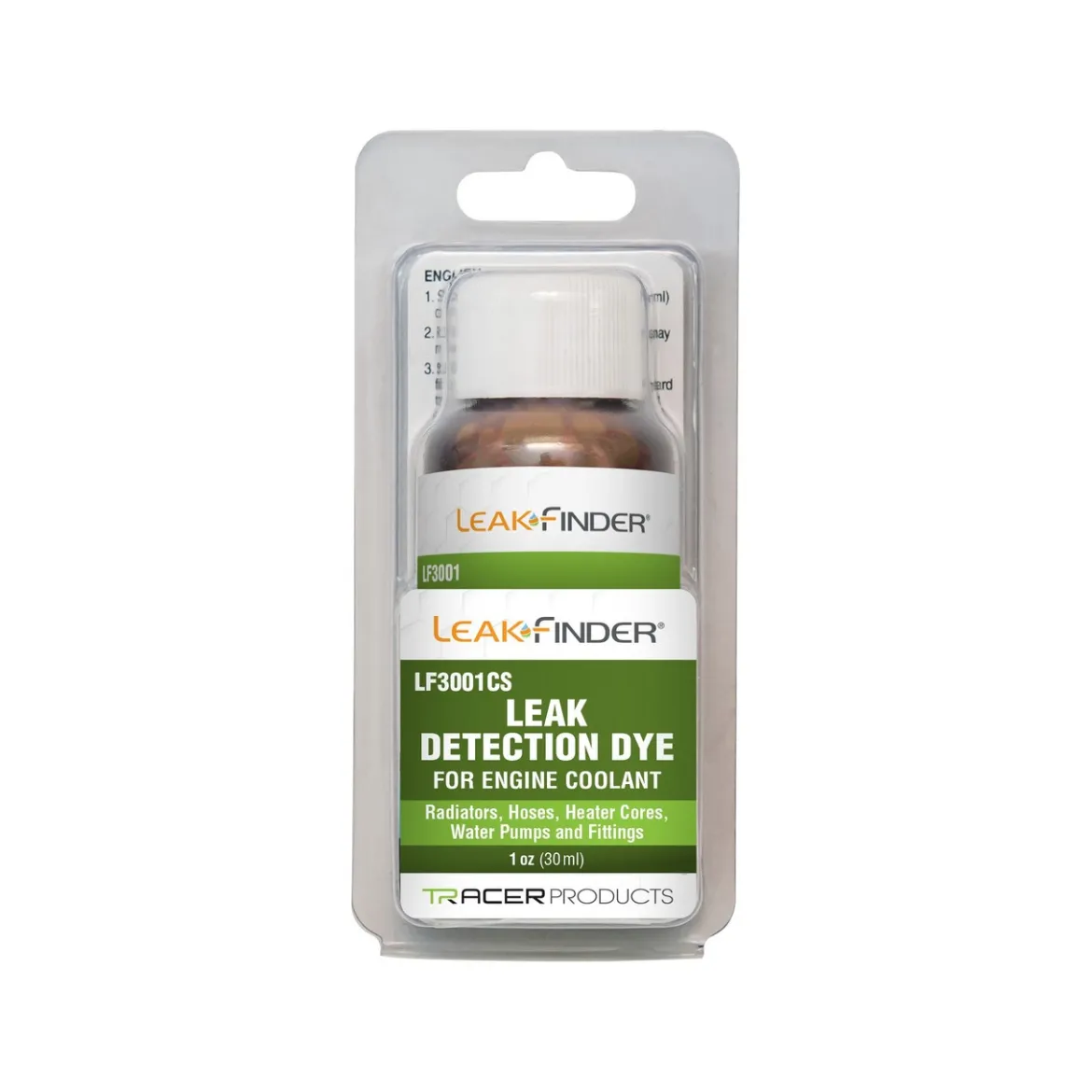 Tracerline 1oz Bottle LeakFinder Coolant Dye (LF3001CS)