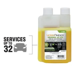 Tracerline 8oz Twin-Neck Bottle LeakFinder Universal A/C Dye (LF1008)