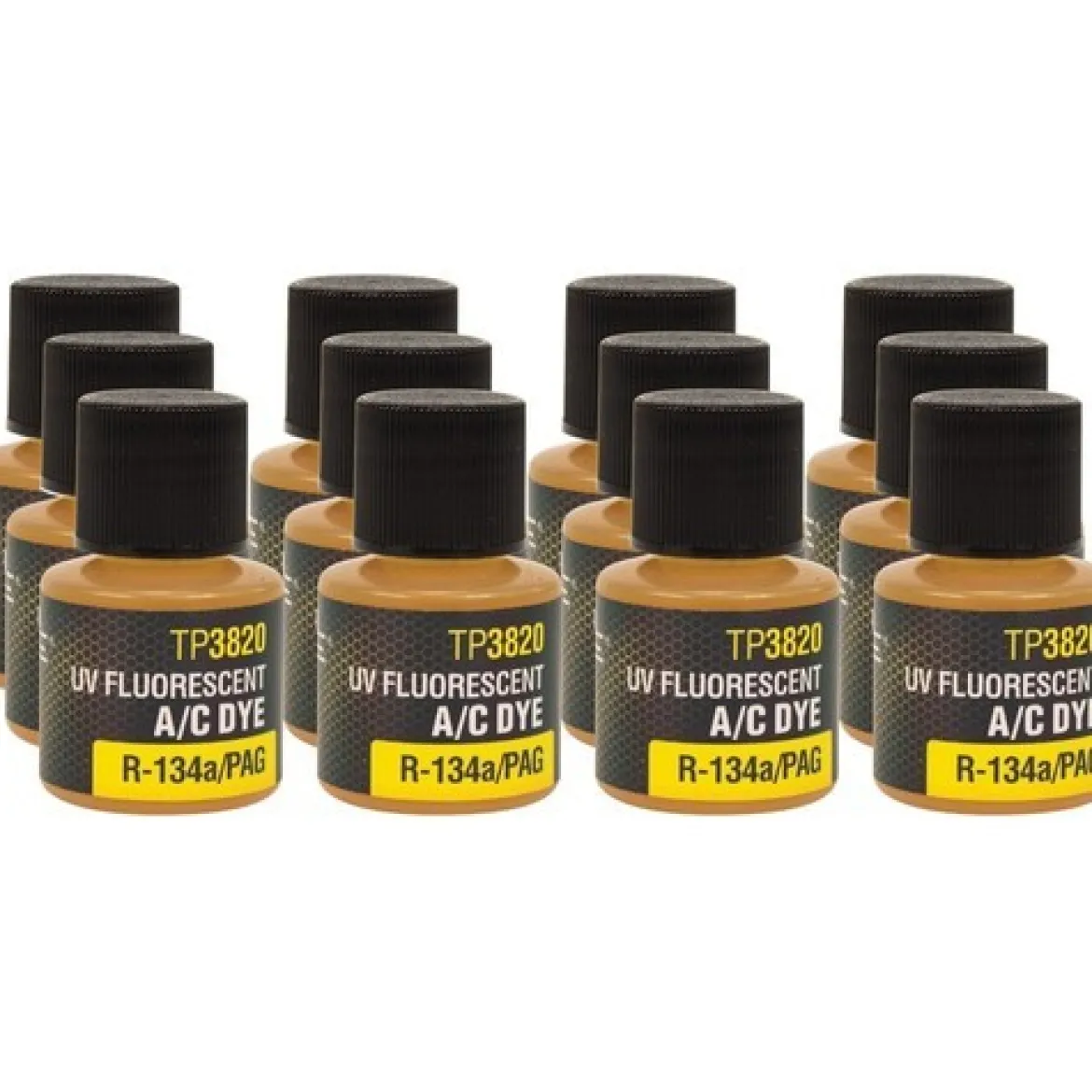 Tracerline 12pcs 0.25oz R-134a/PAG UV Fluorescent A/C Dye (TP3820-P12)