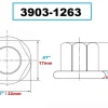 Vertex M10 X 1.50 FLANGED NUT (3903-1263)