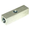 VIAIR 1/4" Female Tee Billet Manifold 1/4"F x 1/4"F x 1/8"F NPT Adapter (92821)