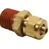 VIAIR 1/2 Inch Male NPT to 3/8” Outer Diameter (OD) Compression Air Line Fitting 2 Pack (92836)