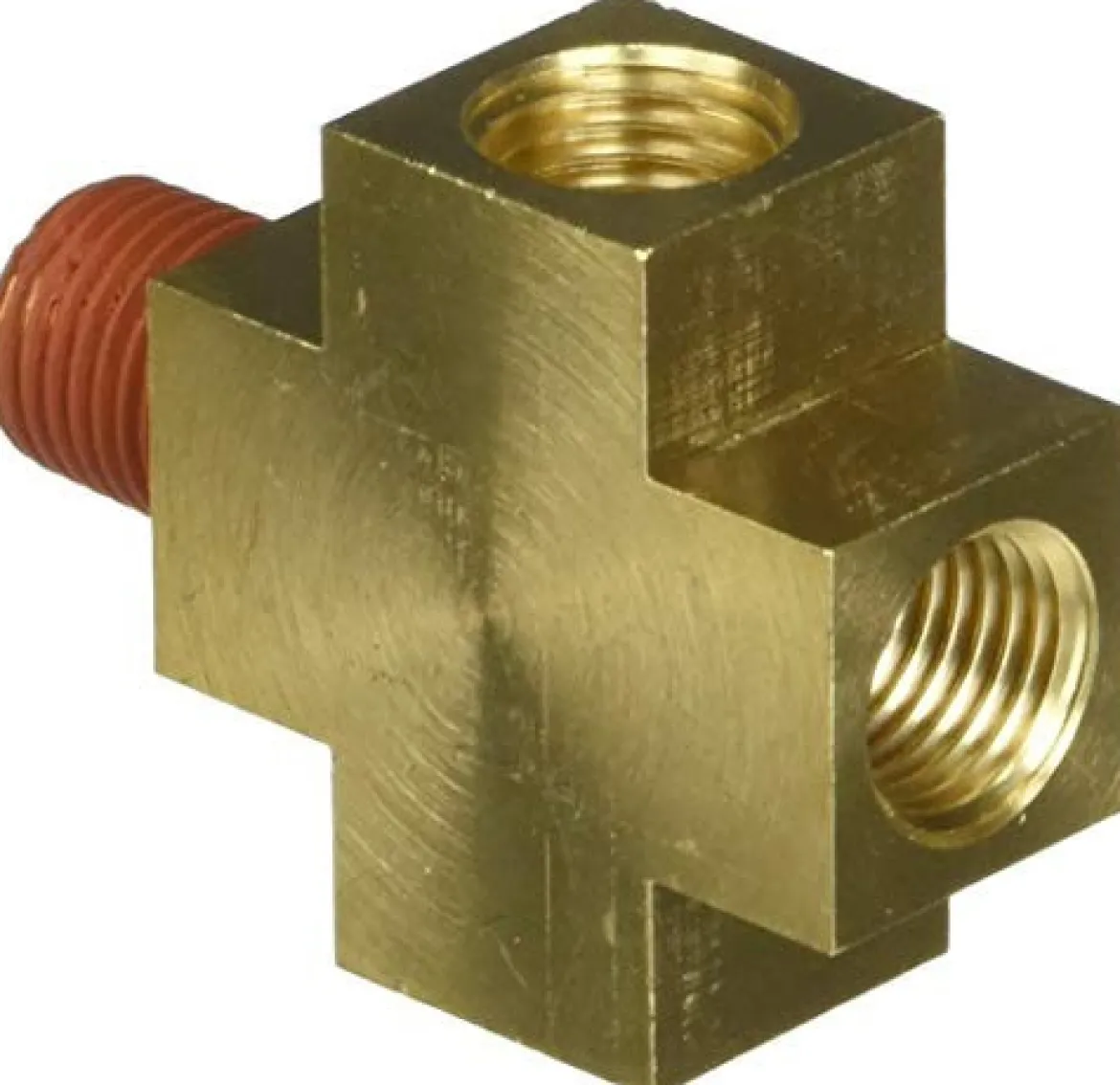 VIAIR 1/4 Inch Male to Female 4-Way NPT Fitting Valve Tool (92855)