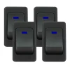 VIAIR 35A 12V No-Logo Rocker Switch Blue LED 4-Pack (90127)