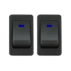 VIAIR Blue LED Rocker Switch 35A 12V No-Logo Dual Pack (90124)